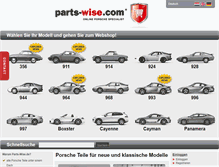 Tablet Screenshot of de.parts-wise.com