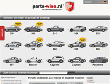 Tablet Screenshot of nl.parts-wise.com